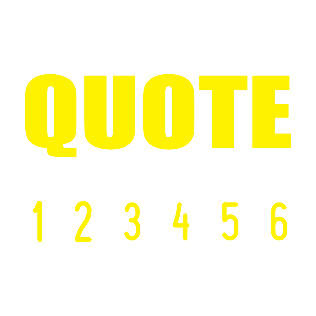 Yellow 08-5011-quote-mini-number-stamp