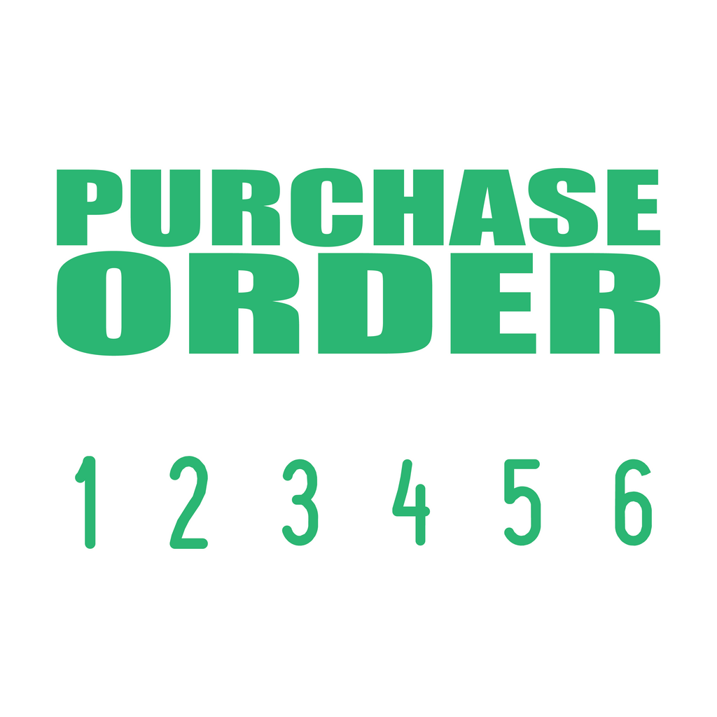 Mint 09-5008-purchase-order-mini-number-stamp