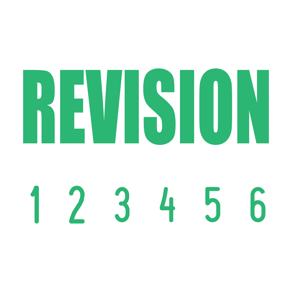 Mint 09-5013-revision-mini-number-stamp