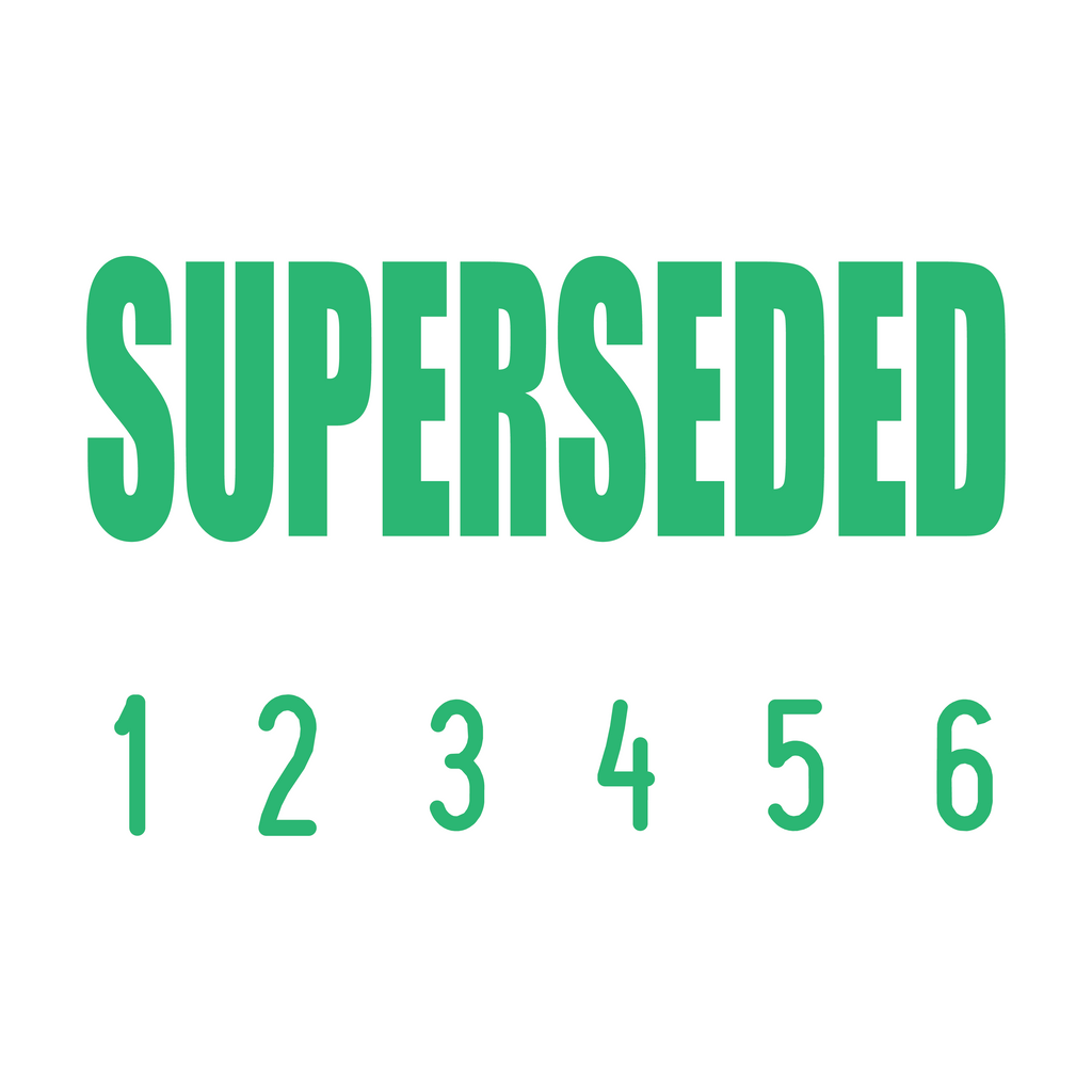 Mint 09-5014-superseded-mini-number-stamp