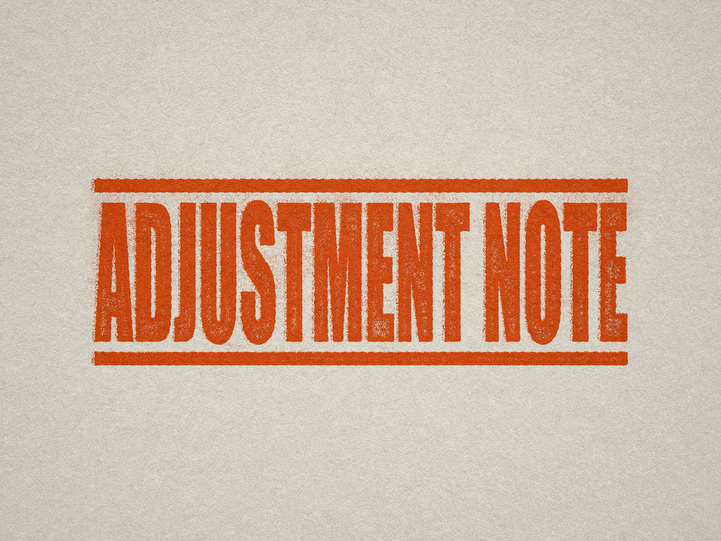 Adjustment Note Stamp – Stamp Lab
