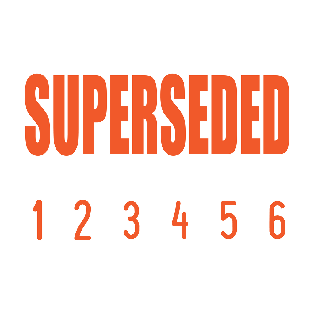 Orange 10-5014-superseded-mini-number-stamp