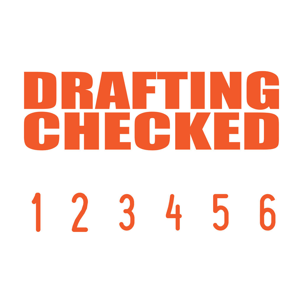 Orange 10-5016-drafting-checked-mini-number-stamp
