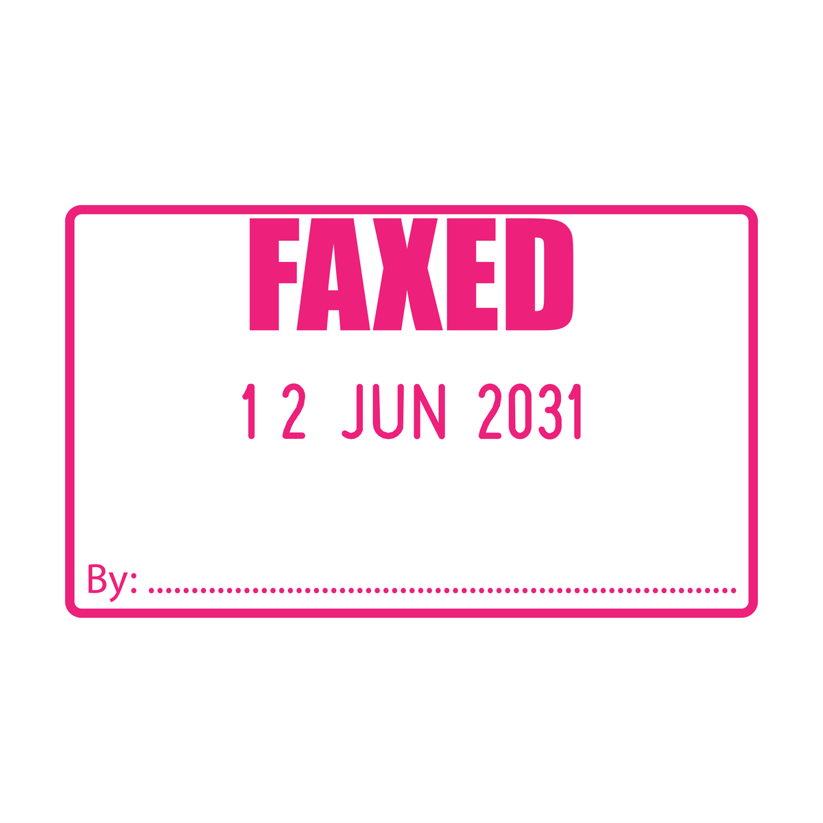 Faxed Date Stamp – Stamp Lab