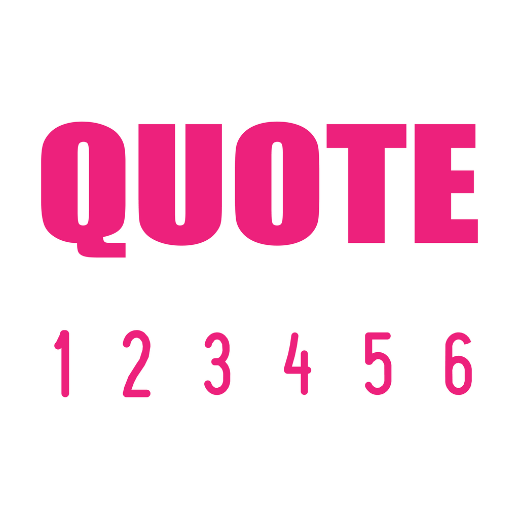 Pink 11-5011-quote-mini-number-stamp