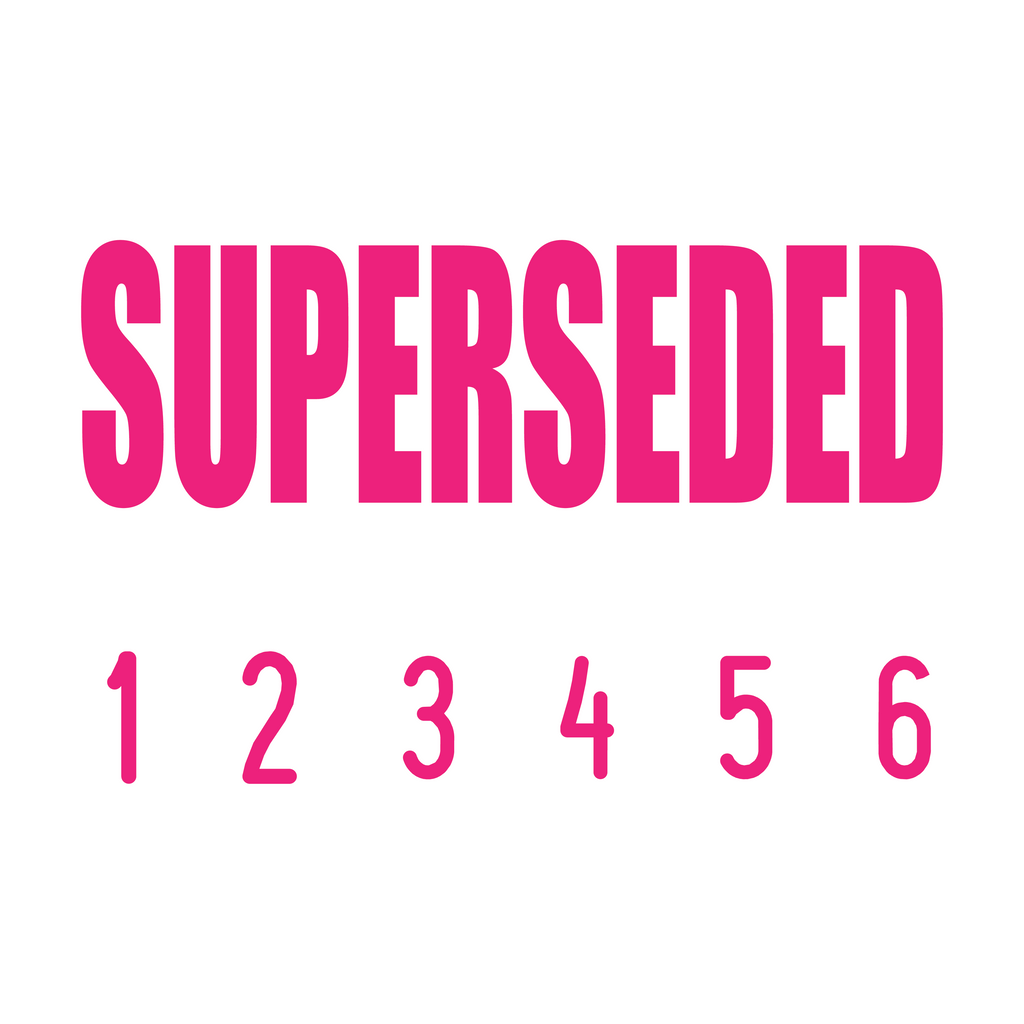 Pink 11-5014-superseded-mini-number-stamp