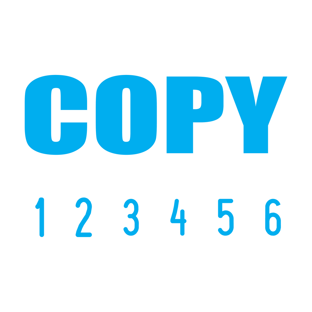 Turquoise 12-5002-copy-mini-number-stamp