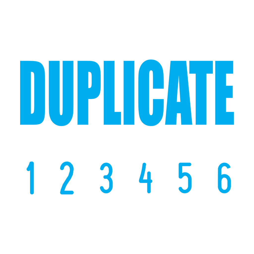 Turquoise 12-5004-duplicate-mini-number-stamp