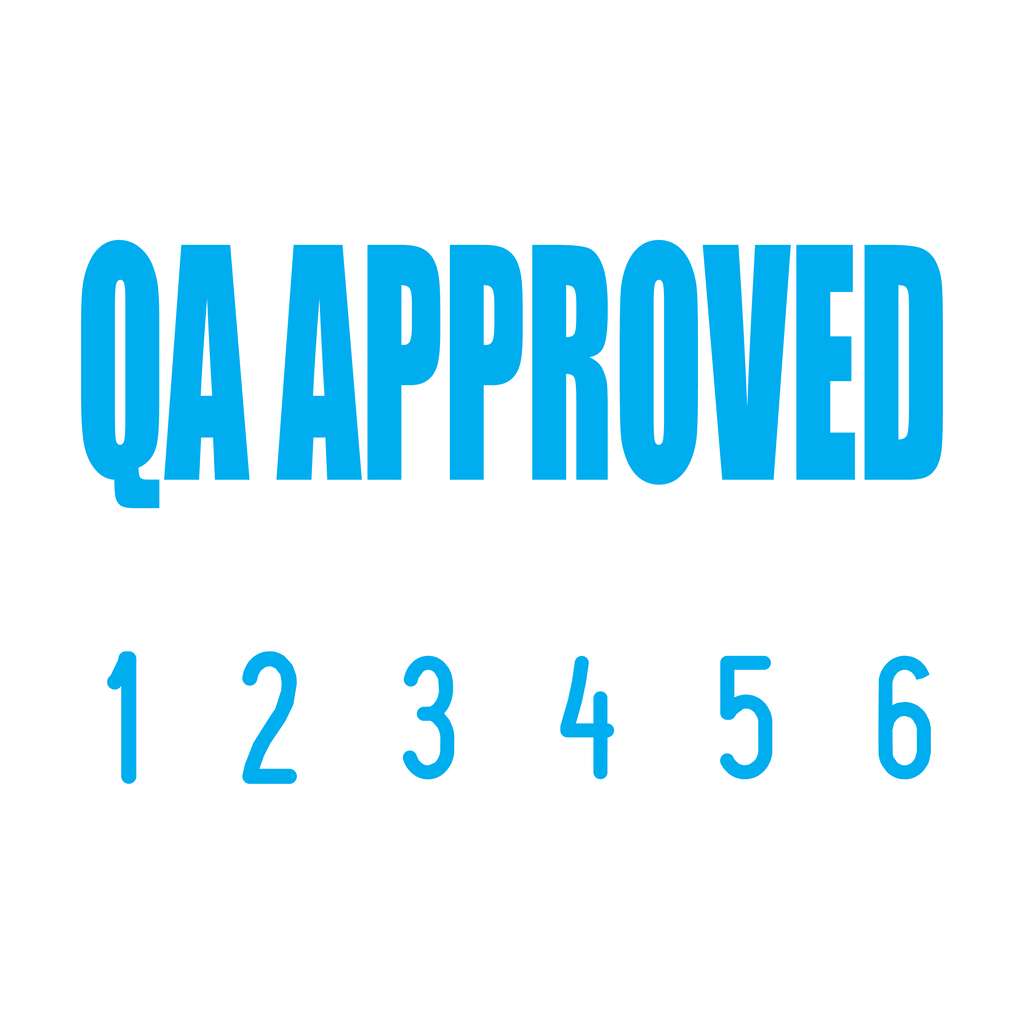 Turquoise 12-5009-qa-approved-mini-number-stamp