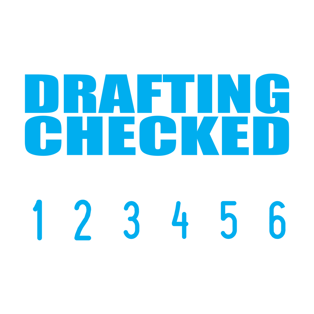 Turquoise 12-5016-drafting-checked-mini-number-stamp