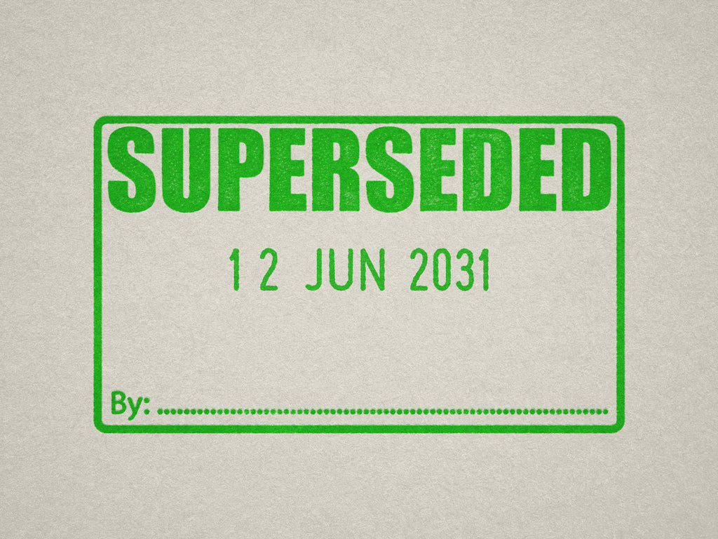 Superseded Date Stamp