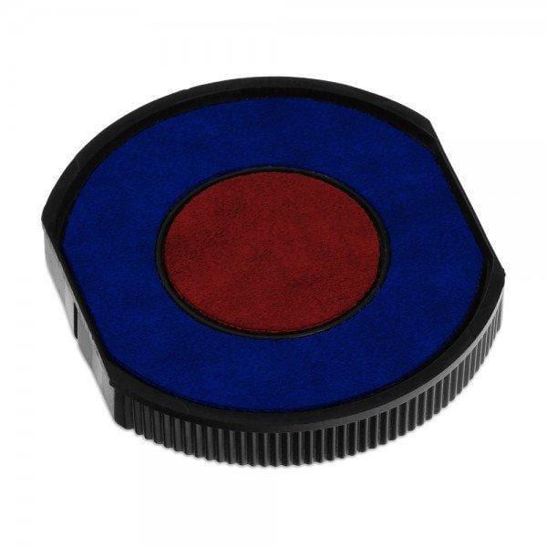 Colop Replacement Ink Pad E/R40 Blue Red 2 Colour Round