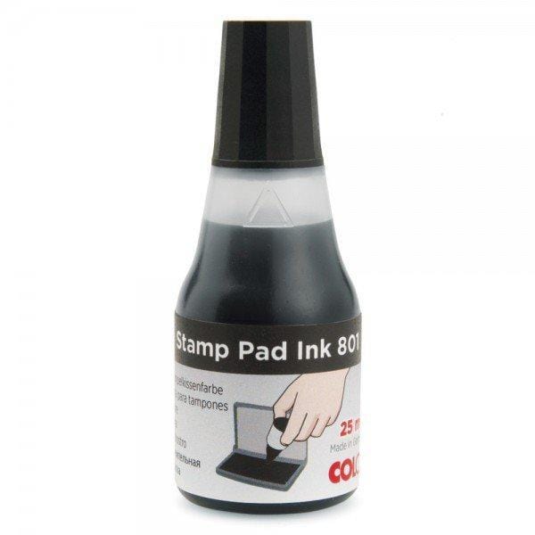 Colop No. 801 Refil Ink 25mL Bottle Black