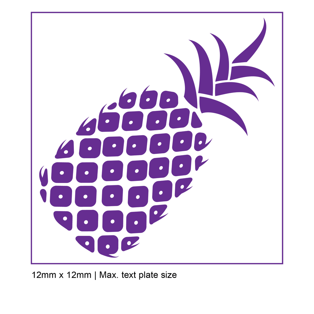 Purple design for 4921 rubber stamps