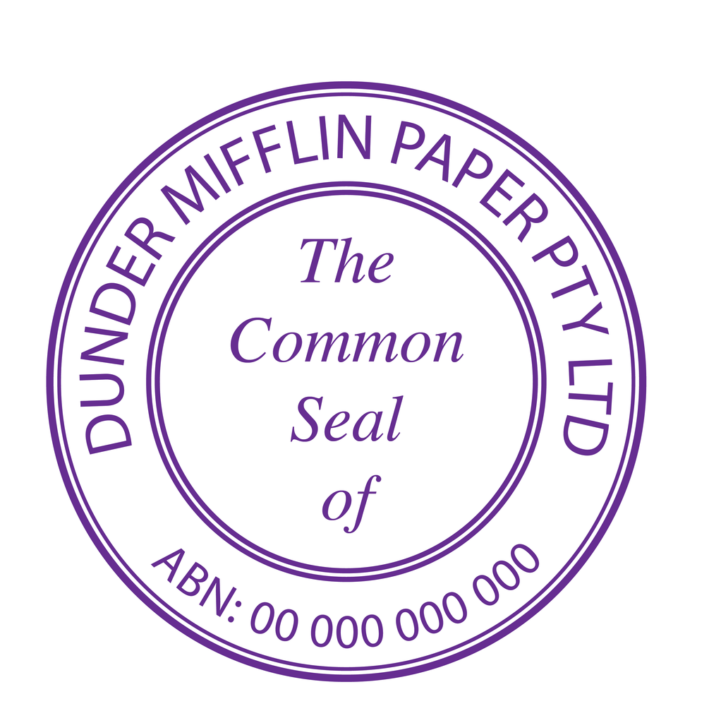 Purple Common seal stamps